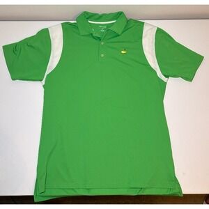 Masters Tech Men's Green Polo Masters Logo Golf Polo | XL